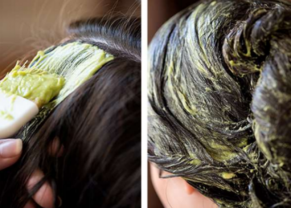 خلطات للشعر الجاف للعناية به