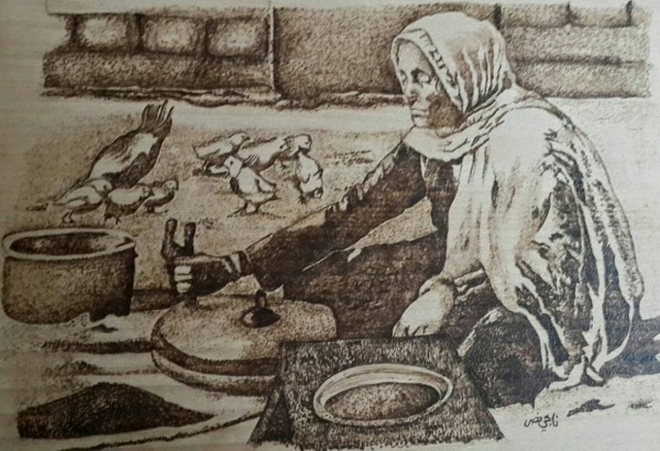 حرق الخشب .. وسلية الرسام المبدع ناجي نصر إلى العالمية حرق الخشب .. وسلية الرسام المبدع ناجي نصر إلى العالمية