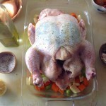 فراخ محشية خضار في الفرن بالصور وصفة شهية