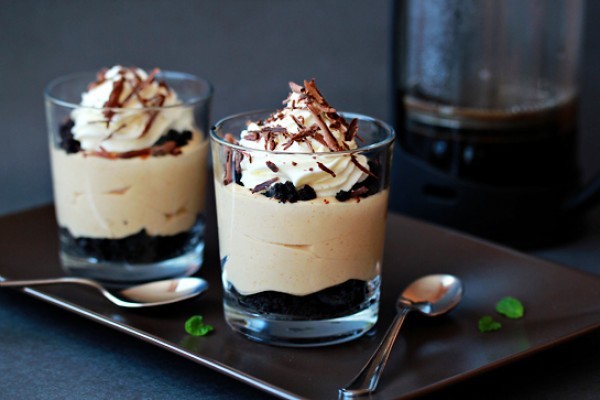 بالصور وصفة للتسمين بودنج زبدة الفول السوداني وبسكويت أوريو