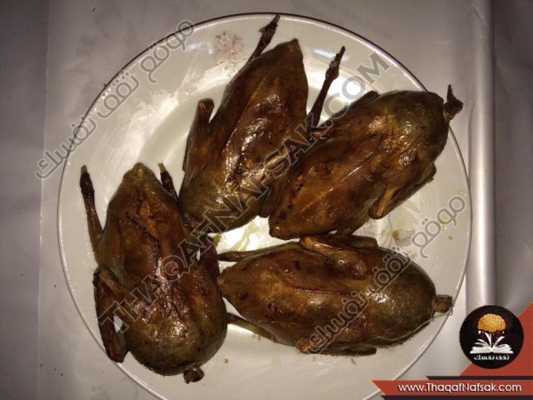 بالصور عمل الحمام المحشي بالفريك الأصلي