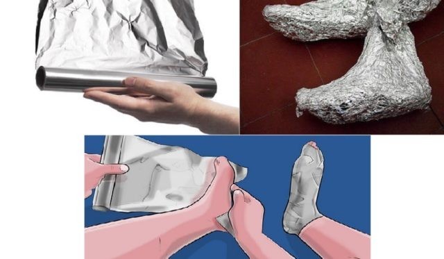 فوائد لف القدمين بورق الألومنيوم لمدة ساعة