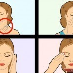 عمل المساج الوجه بالصور