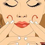 عمل المساج الوجه بالصور