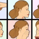 عمل المساج الوجه بالصور