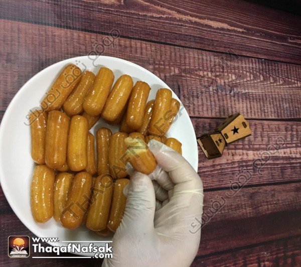 طريقة عمل بلح الشام بالصور والفيديو طريقة عمل بلح الشام بالصور والفيديو