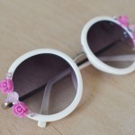 كيفية تزيين النظارة الشمسية بالورد