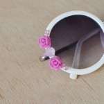 كيفية تزيين النظارة الشمسية بالورد