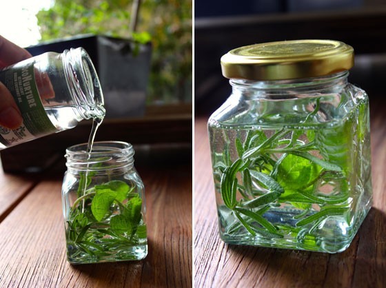 نمو الشعر بوصفة الروزماري و النعناع