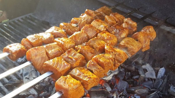 وصفة كباب السمك بالصور وصفة كباب السمك بالصور