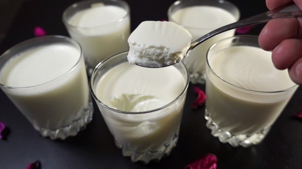 طريقة عمل الزبادي الطبيعي