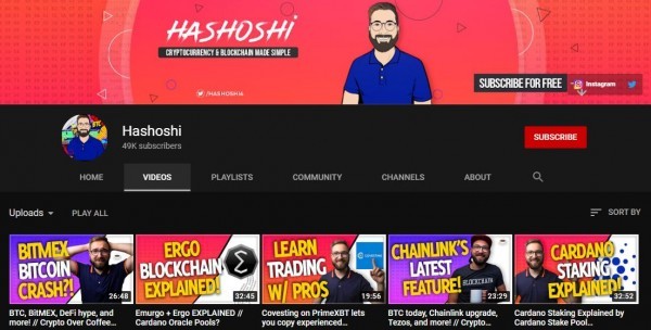 أفضل قنوات العملات الرقمية على يوتيوب .. تعلّم من الخبراء أفضل قنوات العملات الرقمية على يوتيوب .. تعلّم من الخبراء