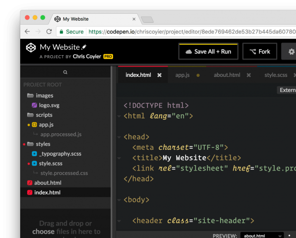 أفضل الطرق للاستفادة من دفتر مسودات المبرمجين … محرر CodePen ! أفضل الطرق للاستفادة من دفتر مسودات المبرمجين … محرر CodePen !