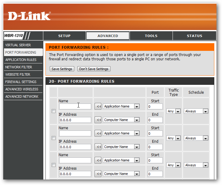 كيف تقوم بعمل Port Forwarding للراوتر الخاص بك كيف تقوم بعمل Port Forwarding للراوتر الخاص بك