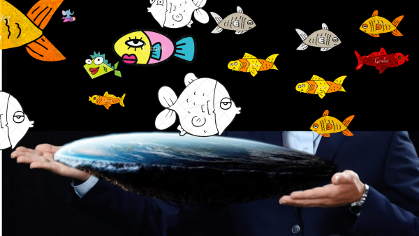 رسالة إلى أصحاب نظرية الأرض المسطحة ومُفكّري سمكة التونة العنيدة