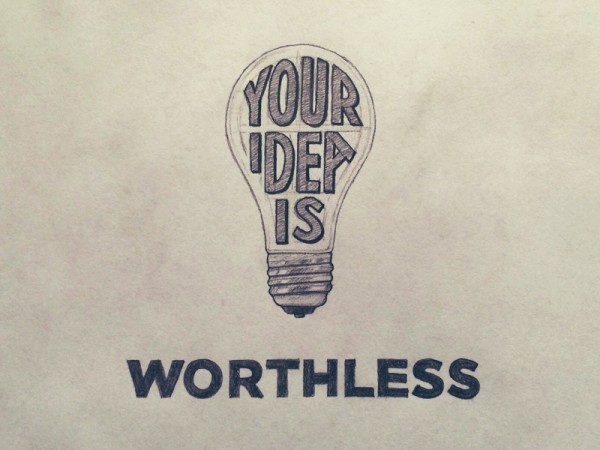 الحقيقة المرّة مجدداً .. في عالم الأعمال الأفكار لا قيمة لها