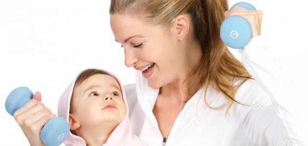 كم ينقص الوزن بعد الولادة