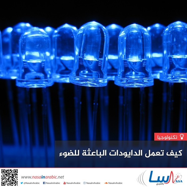 كيف تعمل الدايودات الباعثة للضوء