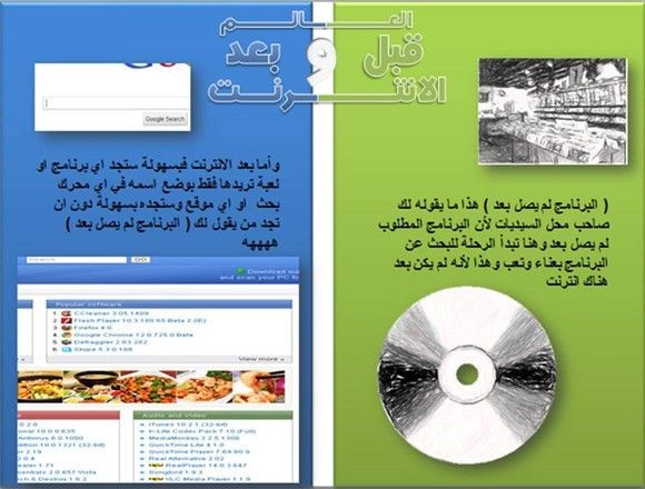 العالم قبل وبعد الإنترنت العالم قبل وبعد الإنترنت