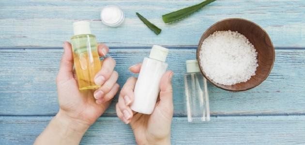 تونر الشاي الأخضر وخل التفاح