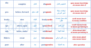 مصطلحات طبية بالانجليزي مصطلحات طبية بالانجليزي