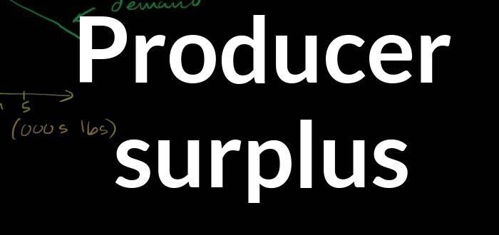 ما هو فائض المنتج