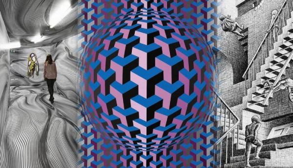 نشأة فن الخداع البصري وأسسه