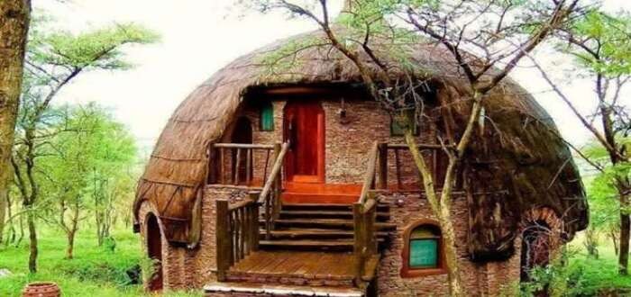 حجم وشكل الكوخ الأفريقي بالصور