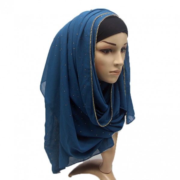 طرق لف الطرح الشيفون