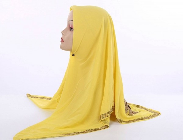 طرق لف الطرح الشيفون