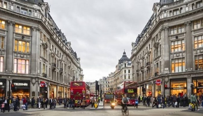 اشهر شوارع لندن السياحية
