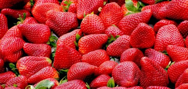 كيفية تجميد الفراولة