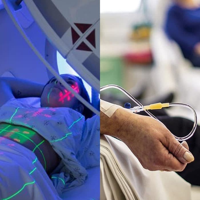 الفرق بين العلاج الاشعاعي و العلاج الكيماوي