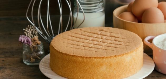 طريقة عمل كيكة الإسفنجيه