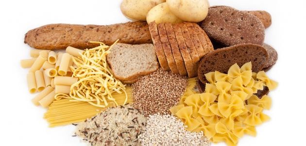 أين توجد الكربوهيدرات في الطعام