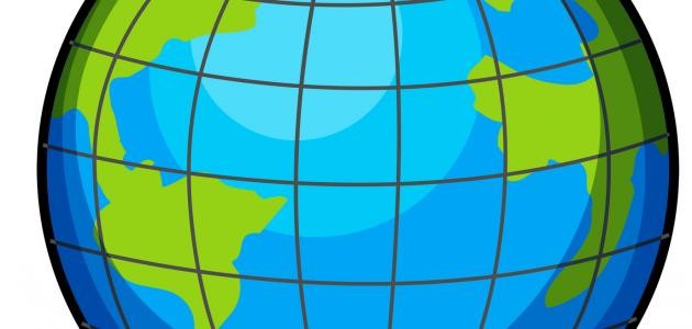 تعريف خطوط الطول ودوائر العرض