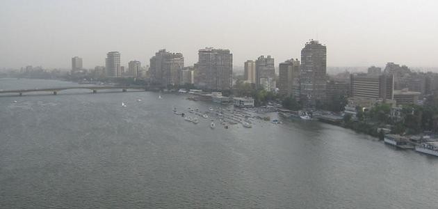 تلوث نهر النيل
