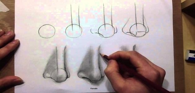 خطوات الرسم بالرصاص