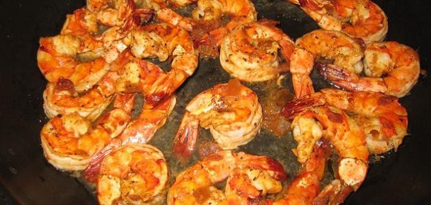 طريقة تتبيل الجمبري المشوي طريقة تتبيل الجمبري المشوي