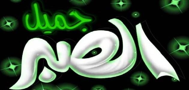 كلمات جميلة عن الصبر كلمات جميلة عن الصبر