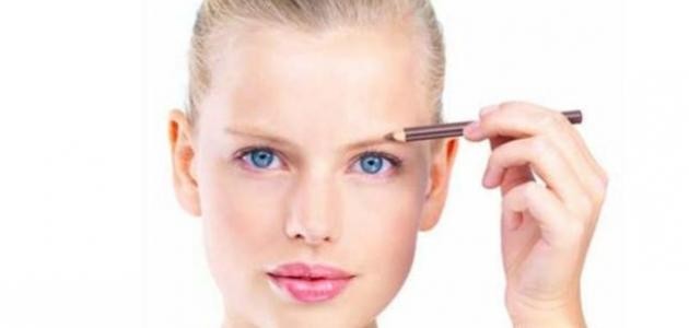 كيفية تشقير الحواجب