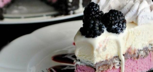 طريقة لعمل تورتة الآيس كريم