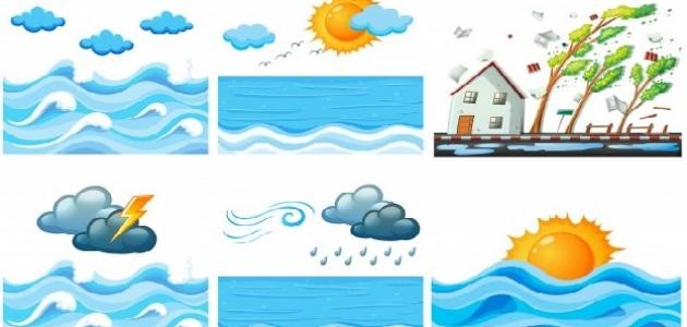 تعريف تغير المناخ