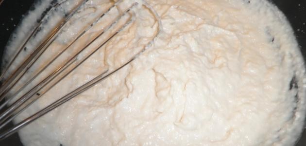 طريقة عمل قشطة الكنافة