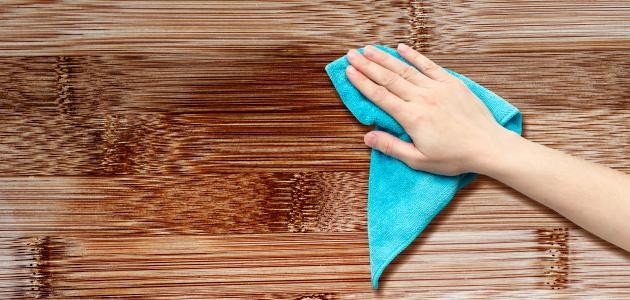 كيف أنظف الخشب