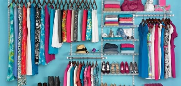 كيفية ترتيب خزانة الملابس