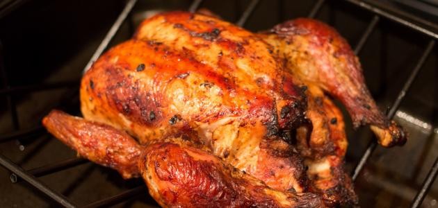 كيفية حشو الدجاج