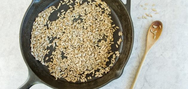 كيفية تحميص البزر