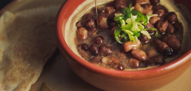 كيفية عمل الفول اللبناني