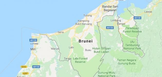 أين تقع دولة بروناي الإسلامية